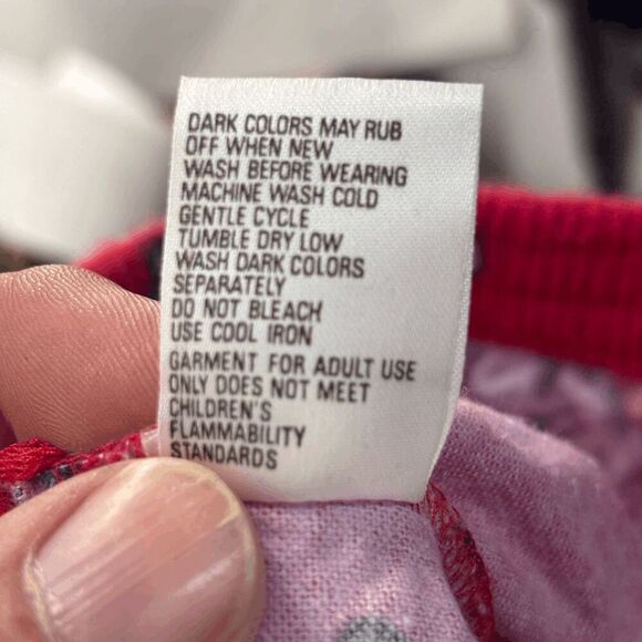 Betty Boop Intimates Pajama PJ Set Shirt Shorts Blue Red Womens Medium Vintage - Picture 9 of 9